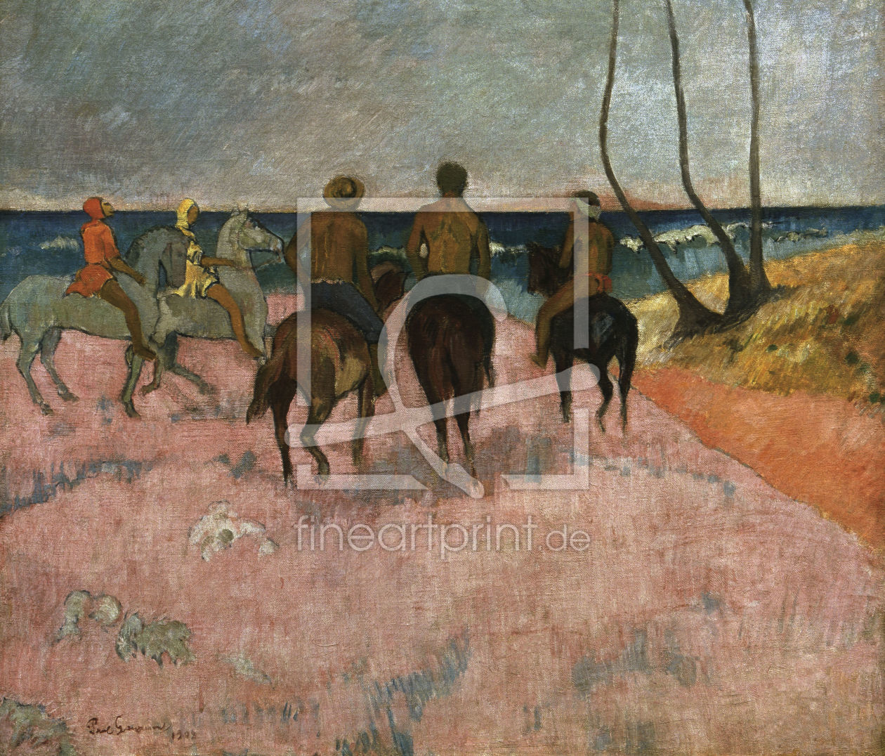 Bild-Nr.: 30000650 Gauguin / Rider at the beach / 1902 erstellt von Gauguin, Paul