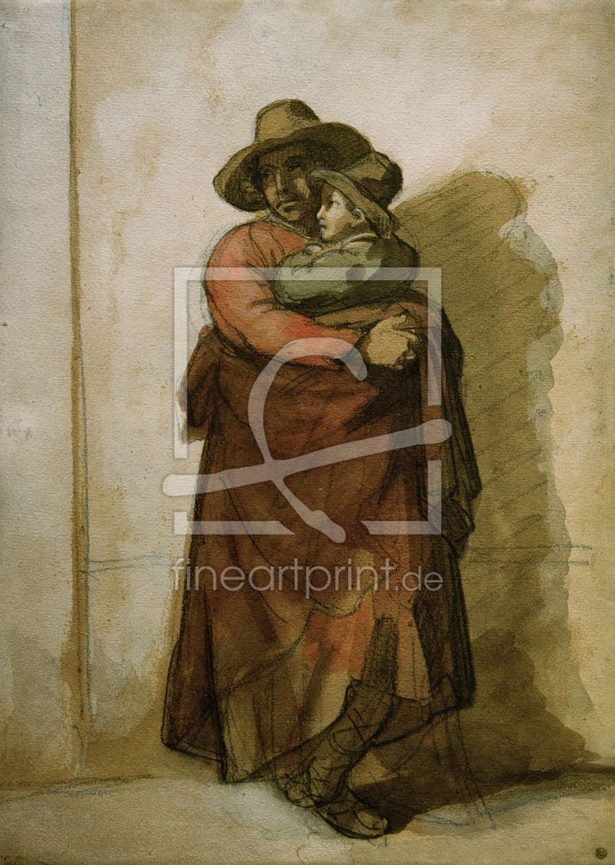 Bild-Nr.: 30000718 Th.Géricault, Römischer Bauer mit Kind erstellt von Géricault, Théodore