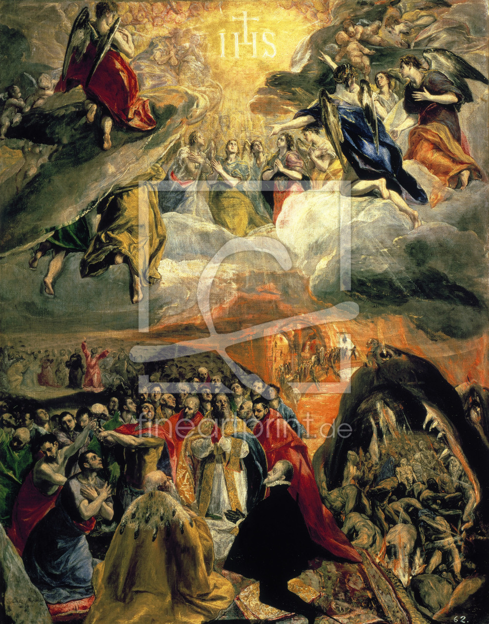 Bild-Nr.: 30000792 El Greco / Dream of Philipp II / c. 1577 erstellt von Greco, El (Domenikos Theotokopoulos)