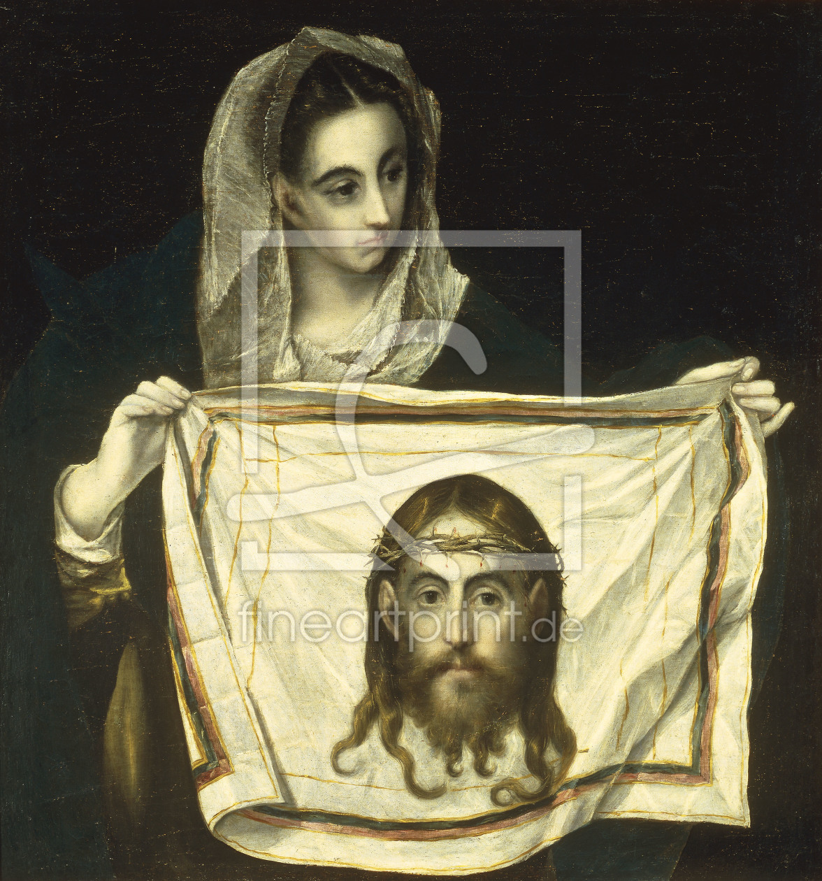 Bild-Nr.: 30000796 El Greco / St. Veronica with sudarium erstellt von Greco, El (Domenikos Theotokopoulos)