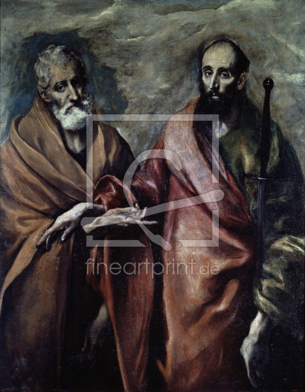 Bild-Nr.: 30000798 El Greco / Peter and Paul / Painting erstellt von Greco, El (Domenikos Theotokopoulos)