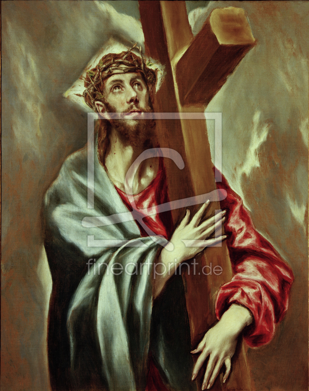 Bild-Nr.: 30000812 El Greco, Kreuztragender Christus erstellt von Greco, El (Domenikos Theotokopoulos)