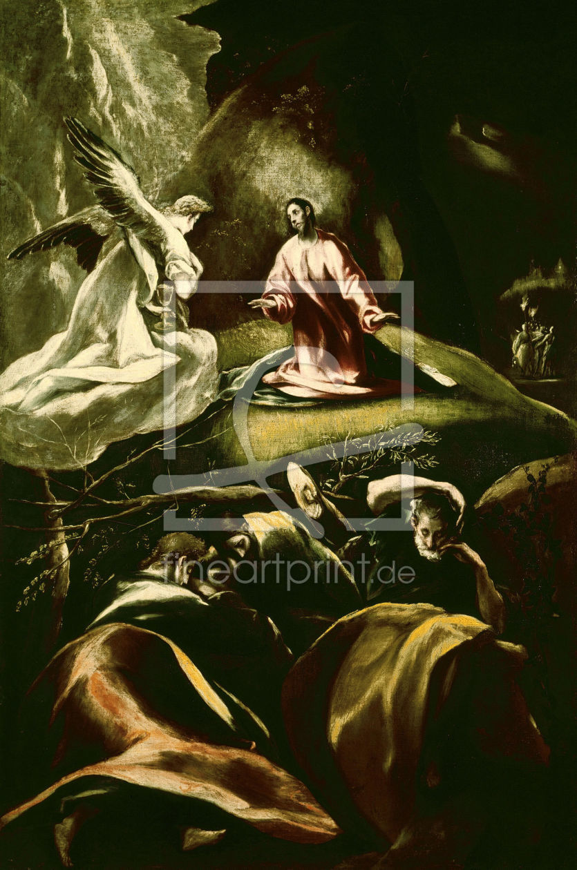Bild-Nr.: 30000834 El Greco/ Christ on the Mount of Olives erstellt von Greco, El (Domenikos Theotokopoulos)