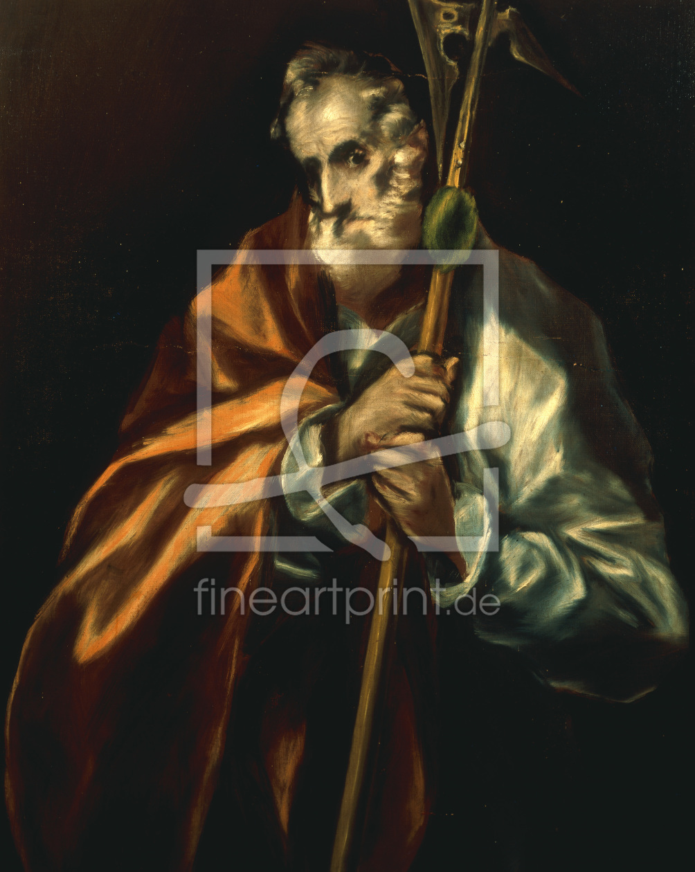 Bild-Nr.: 30000838 El Greco / Apostle Thaddeus / c.1610/14 erstellt von Greco, El (Domenikos Theotokopoulos)