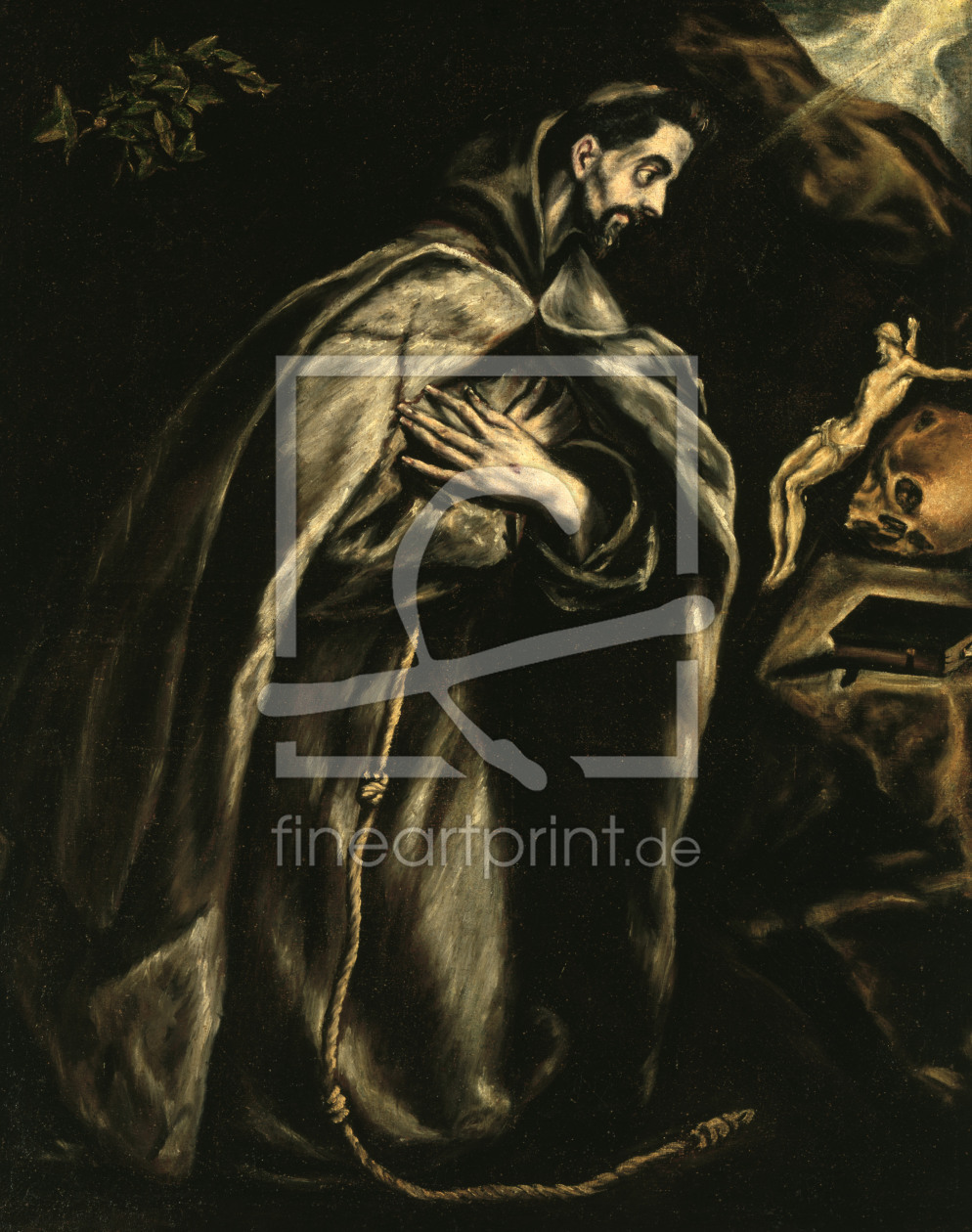 Bild-Nr.: 30000870 El Greco / Francis of Assisi erstellt von Greco, El (Domenikos Theotokopoulos)