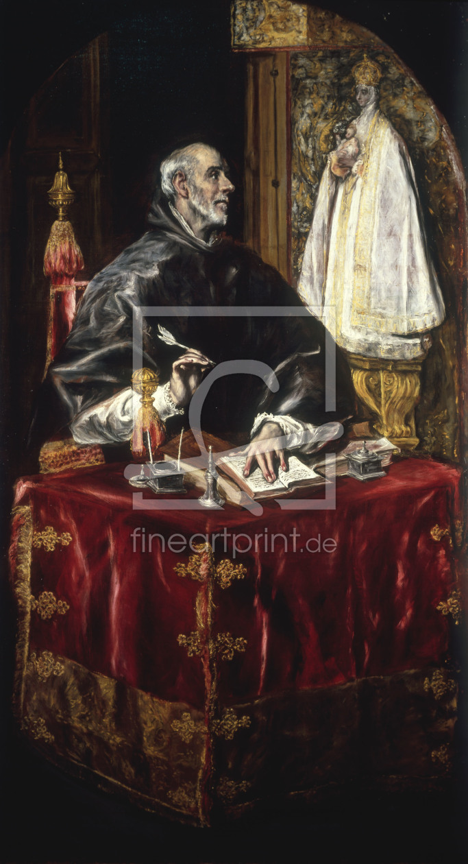 Bild-Nr.: 30000874 El Greco / St. Ildephonsus / c.1603 erstellt von Greco, El (Domenikos Theotokopoulos)
