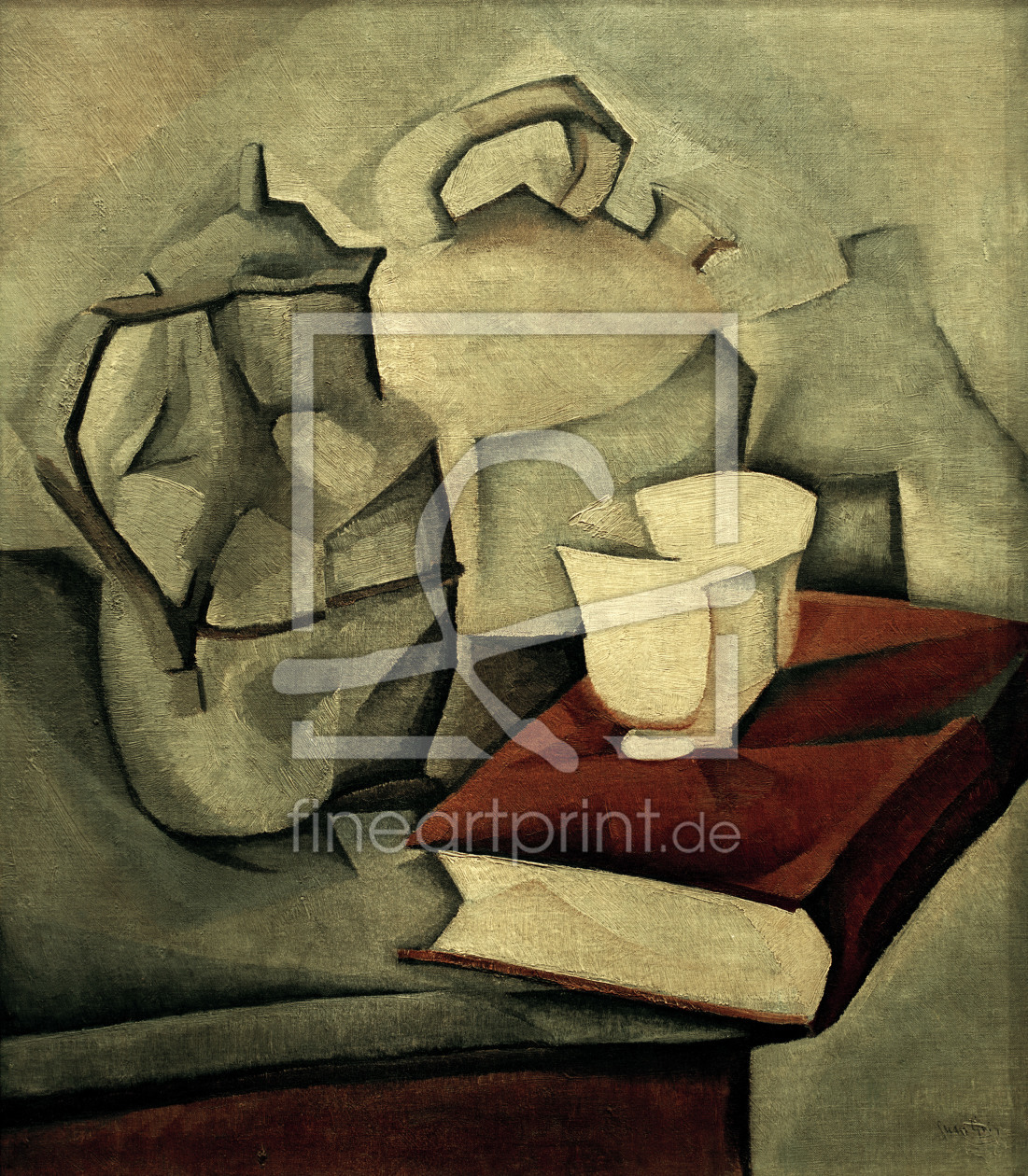 Bild-Nr.: 30000892 Juan Gris / The Book / Paint./ 1911 erstellt von Gris, Juan