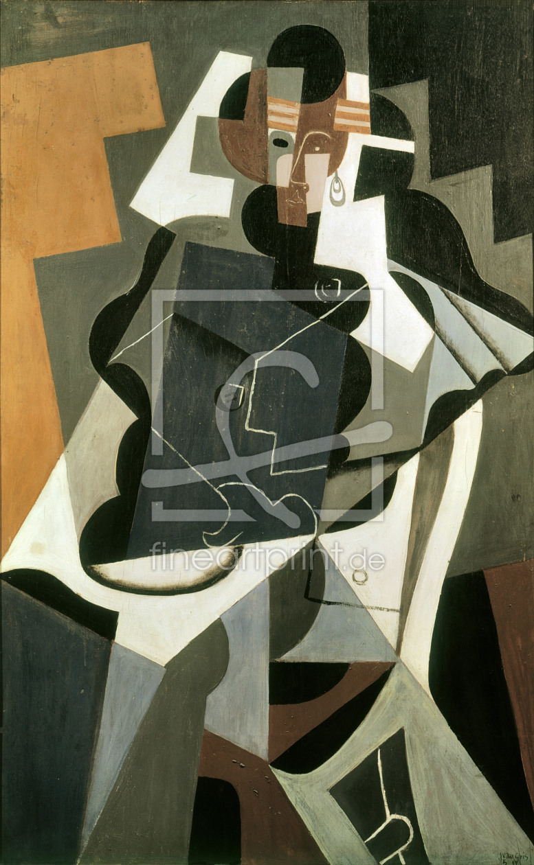 Bild-Nr.: 30000932 J.Gris, Figure de femme, 1917 erstellt von Gris, Juan