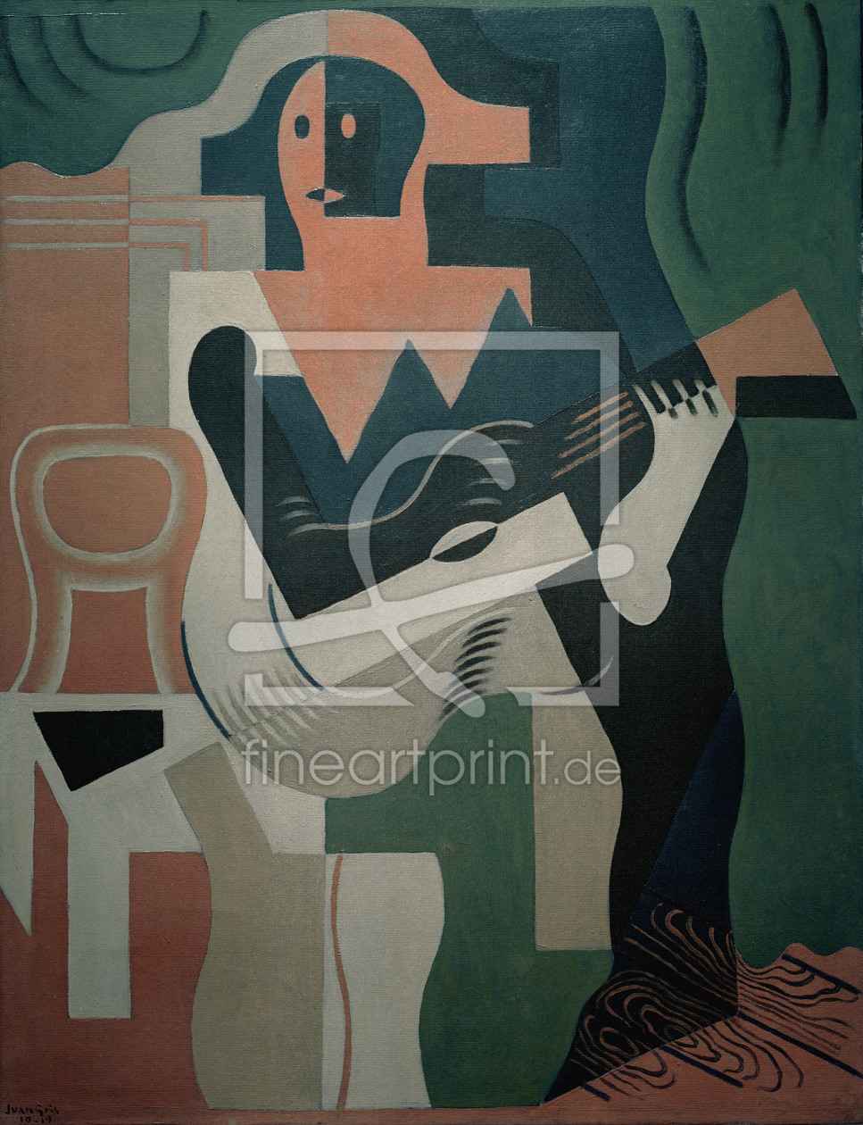 Bild-Nr.: 30000936 Juan Gris / Harlequin w.Guitar / 1919 erstellt von Gris, Juan