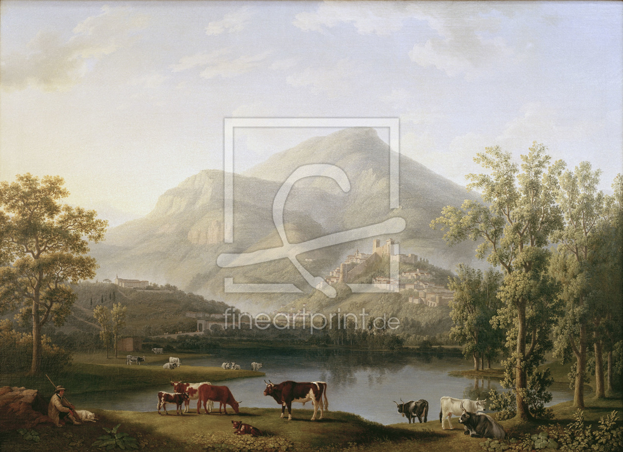 Bild-Nr.: 30000958 Hackert / Landscape near Itri / 1788 erstellt von Hackert, Philipp