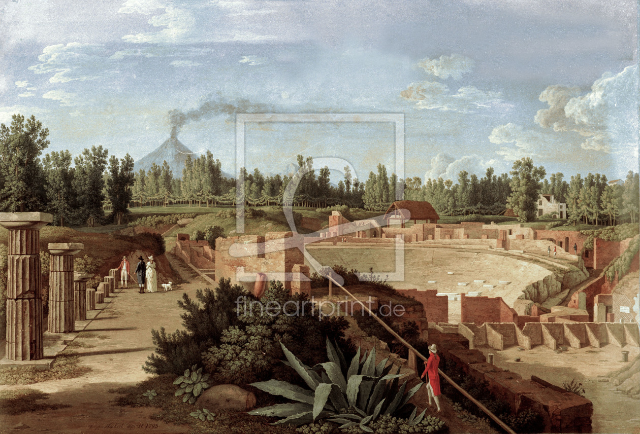 Bild-Nr.: 30000978 Pompeii / Large Amphitheatre / Hackert erstellt von Hackert, Philipp