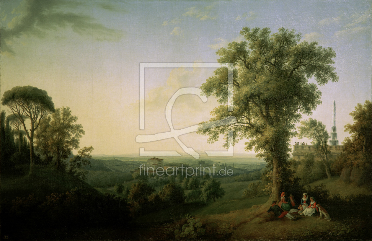 Bild-Nr.: 30000982 View of Rome / Painting / Hackert erstellt von Hackert, Philipp