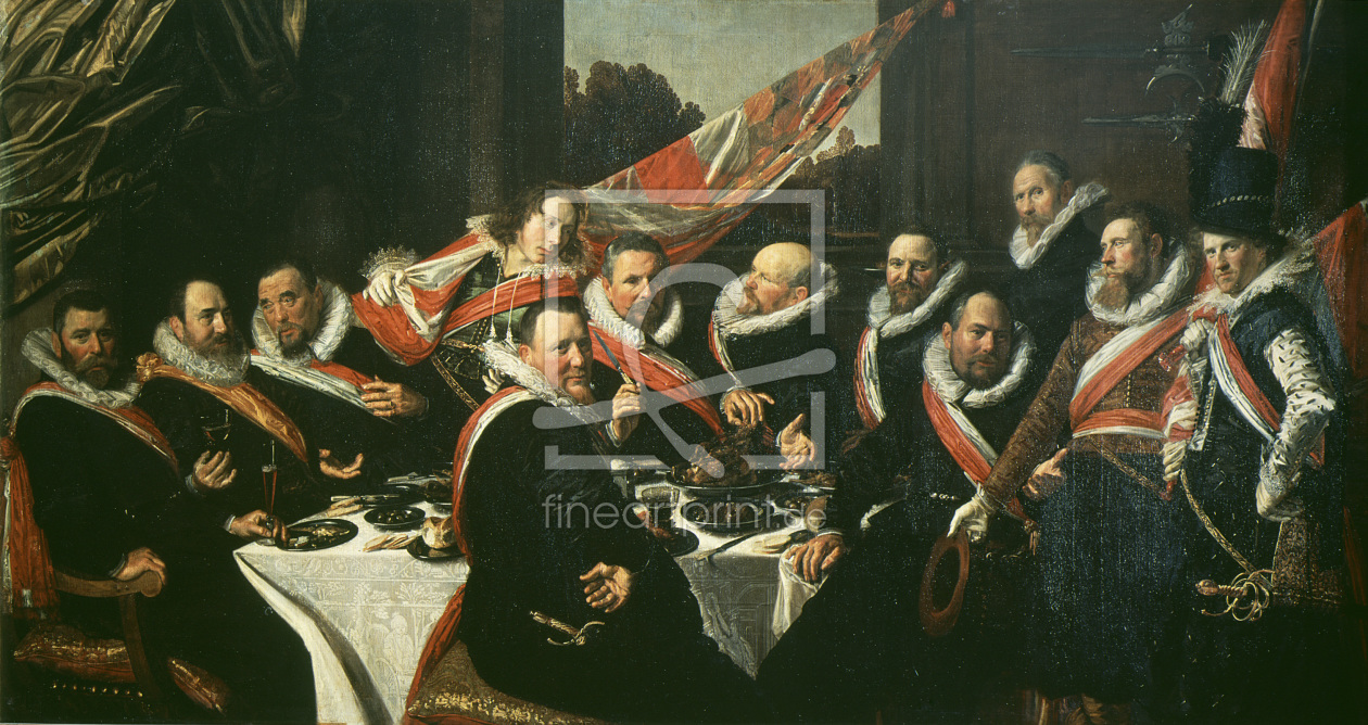 Bild-Nr.: 30001010 Frans Hals / Feast of Officers / 1616 erstellt von Hals, Frans