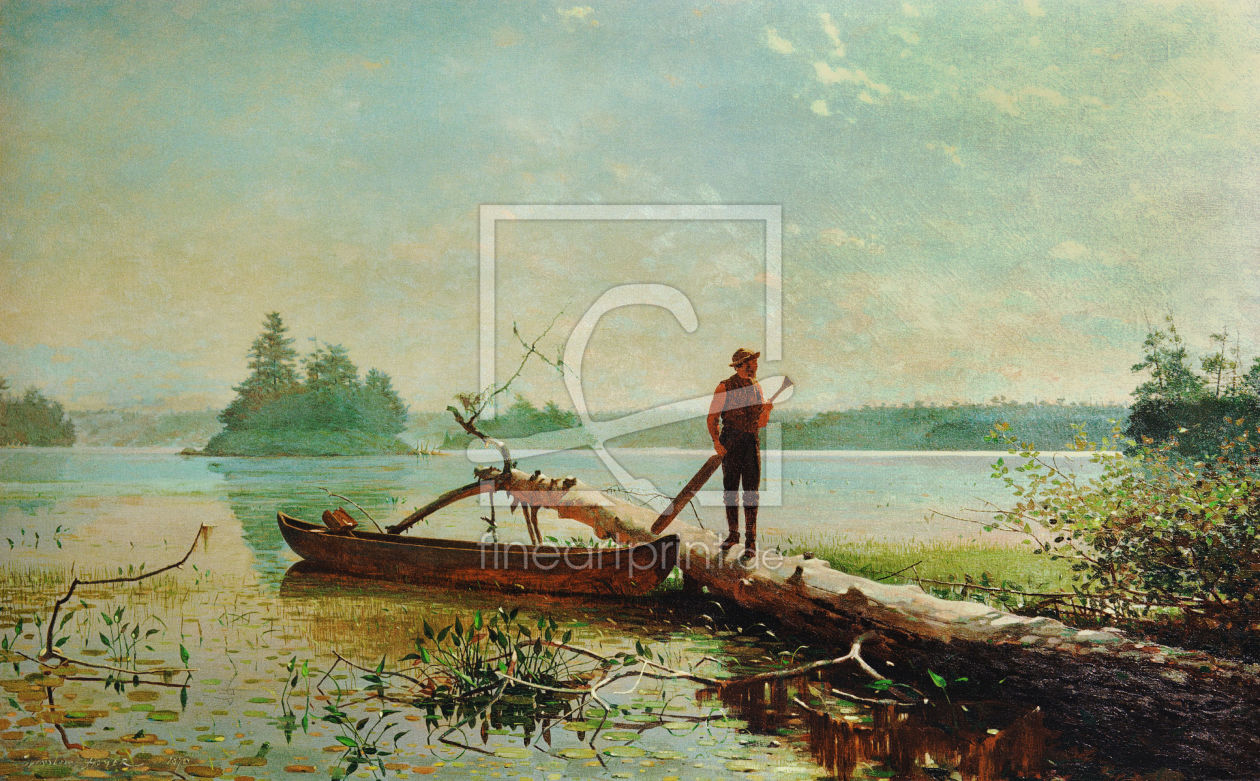 Bild-Nr.: 30001036 Winslow Homer, An Adirondack Lake erstellt von Homer, Winslow