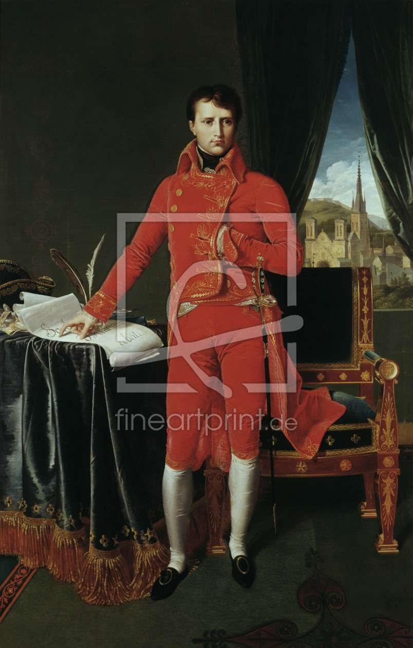 Bild-Nr.: 30001116 Napoleon I / Ingres / 1804 erstellt von Ingres, Jean-Auguste-Dominique