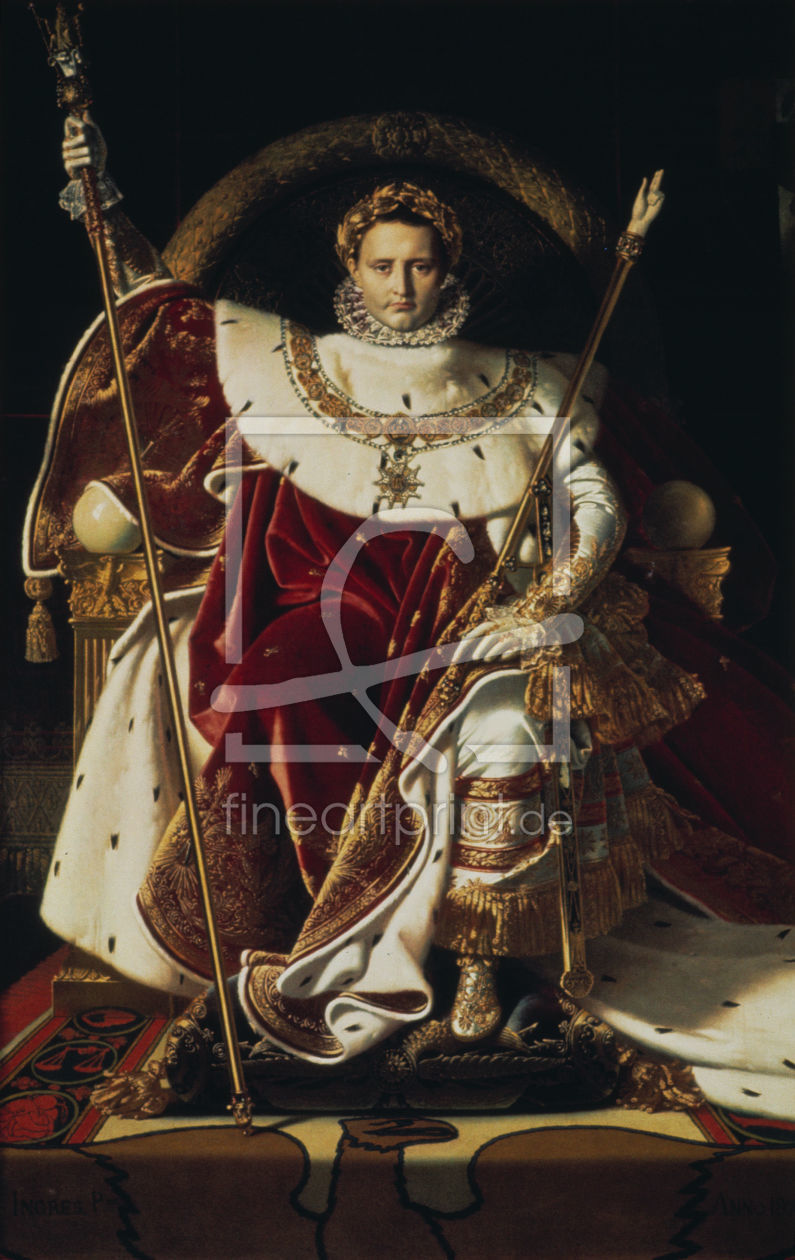 Bild-Nr.: 30001118 Napoleon I Bonaparte / Ingres / c.1806 erstellt von Ingres, Jean-Auguste-Dominique