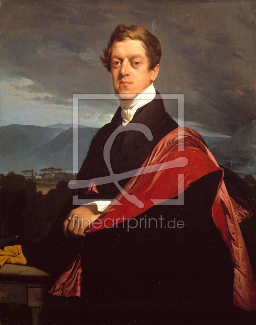 Bild-Nr.: 30001150 N. D. Guriev / Painting / Ingres erstellt von Ingres, Jean-Auguste-Dominique