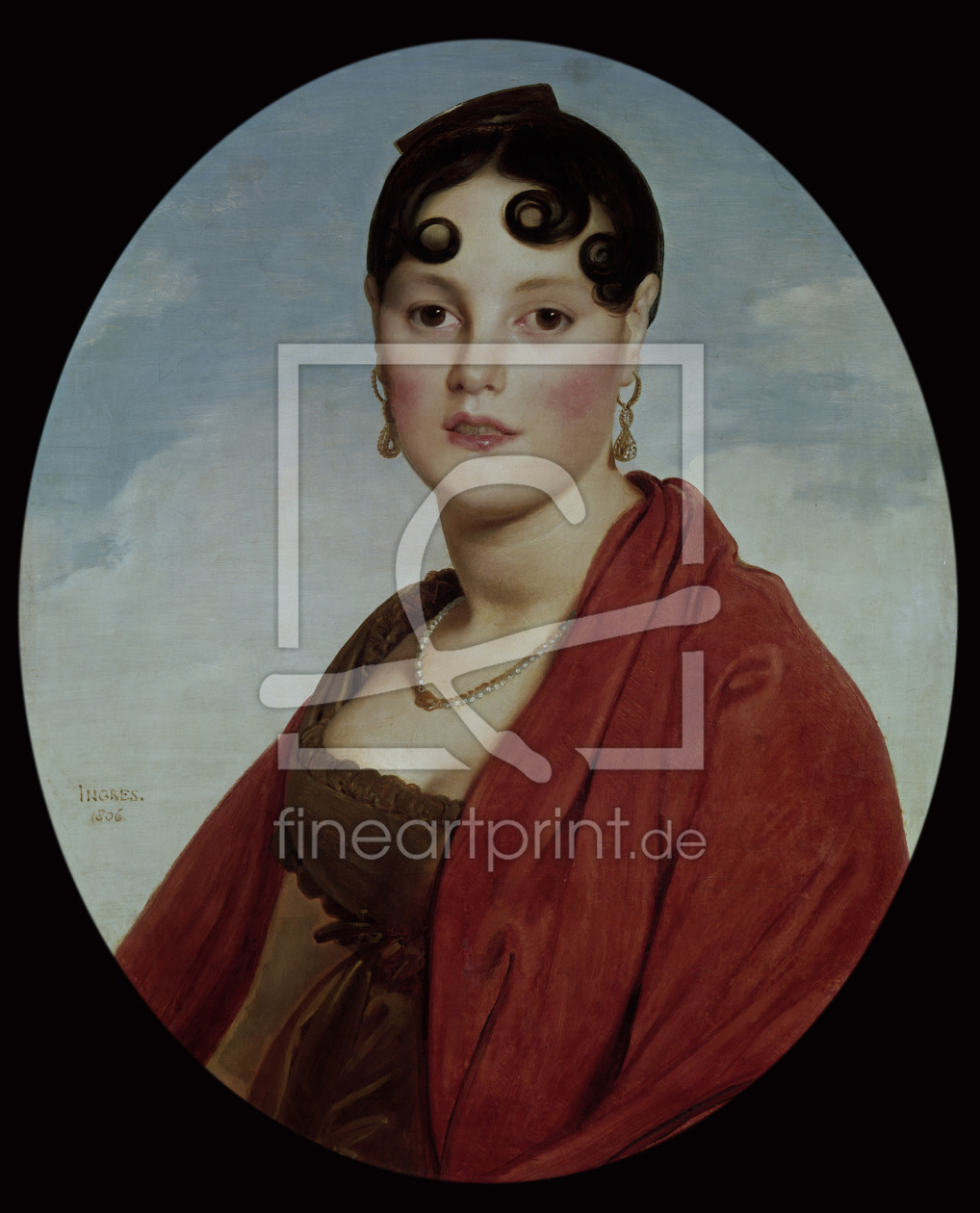 Bild-Nr.: 30001166 J.A.D.Ingres, Madame Aymon erstellt von Ingres, Jean-Auguste-Dominique