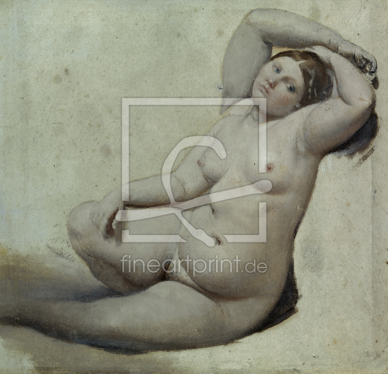 Bild-Nr.: 30001180 Ingres / Study for Turikish Bath / 1859 erstellt von Ingres, Jean-Auguste-Dominique