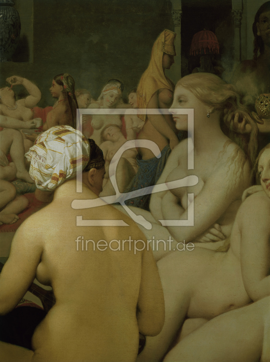 Bild-Nr.: 30001182 Ingres / Turkish Bath / Detail / 1862  n erstellt von Ingres, Jean-Auguste-Dominique