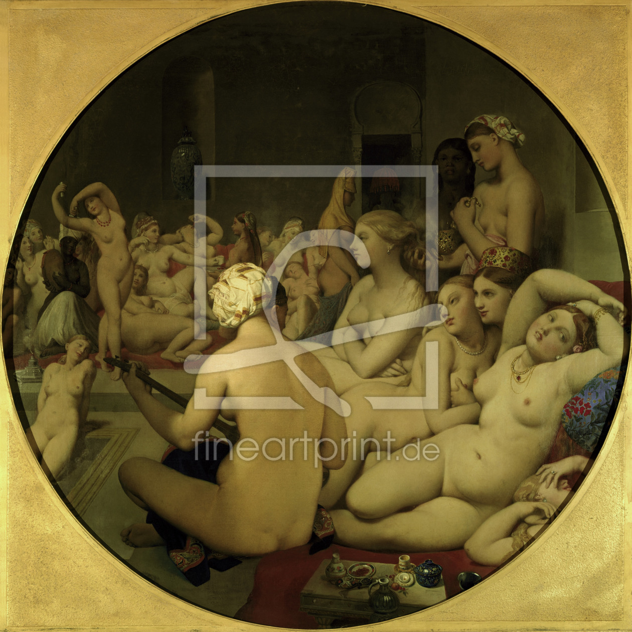 Bild-Nr.: 30001184 Ingres / Turkish Bath / Painting / 1862 erstellt von Ingres, Jean-Auguste-Dominique