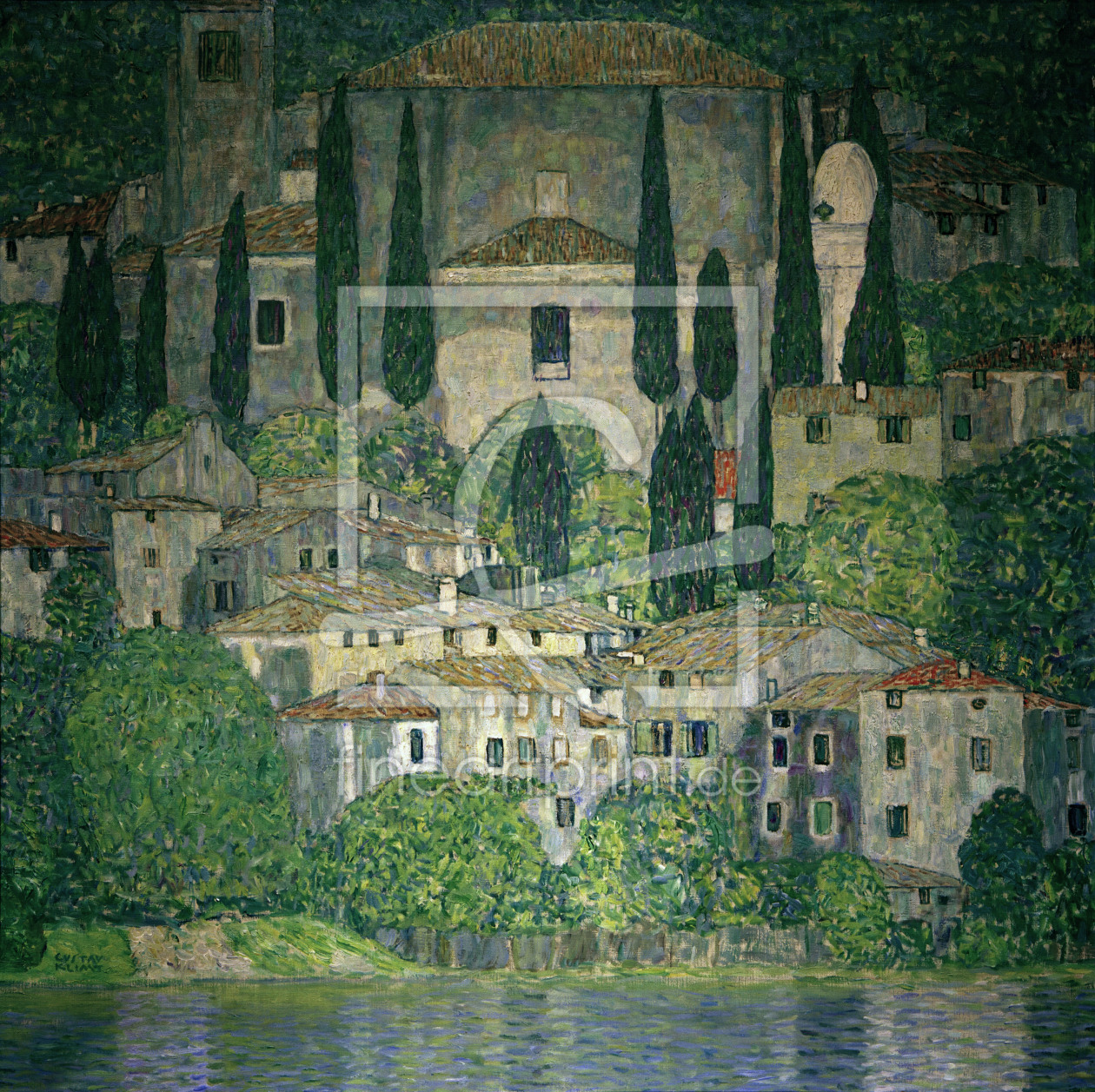 Bild-Nr.: 30001210 Gustav Klimt, Kirche in Cassone erstellt von Klimt, Gustav