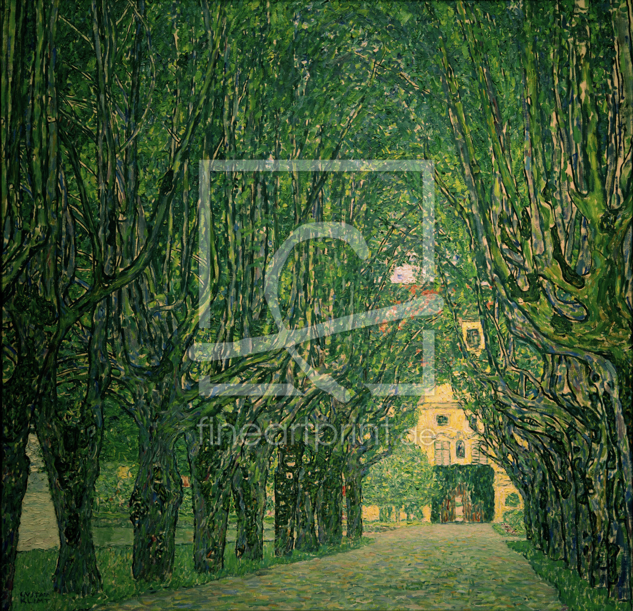 Bild-Nr.: 30001278 G.Klimt, Allee im Park von Schloß Kammer erstellt von Klimt, Gustav