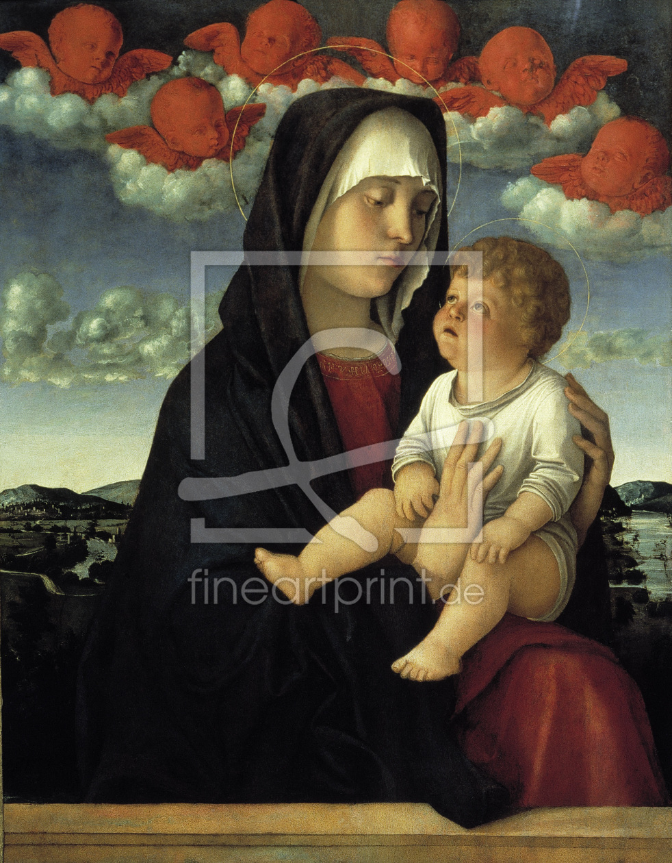 Bild-Nr.: 30001360 Mary and Child / Bellini / c.1500 erstellt von Bellini, Giovanni