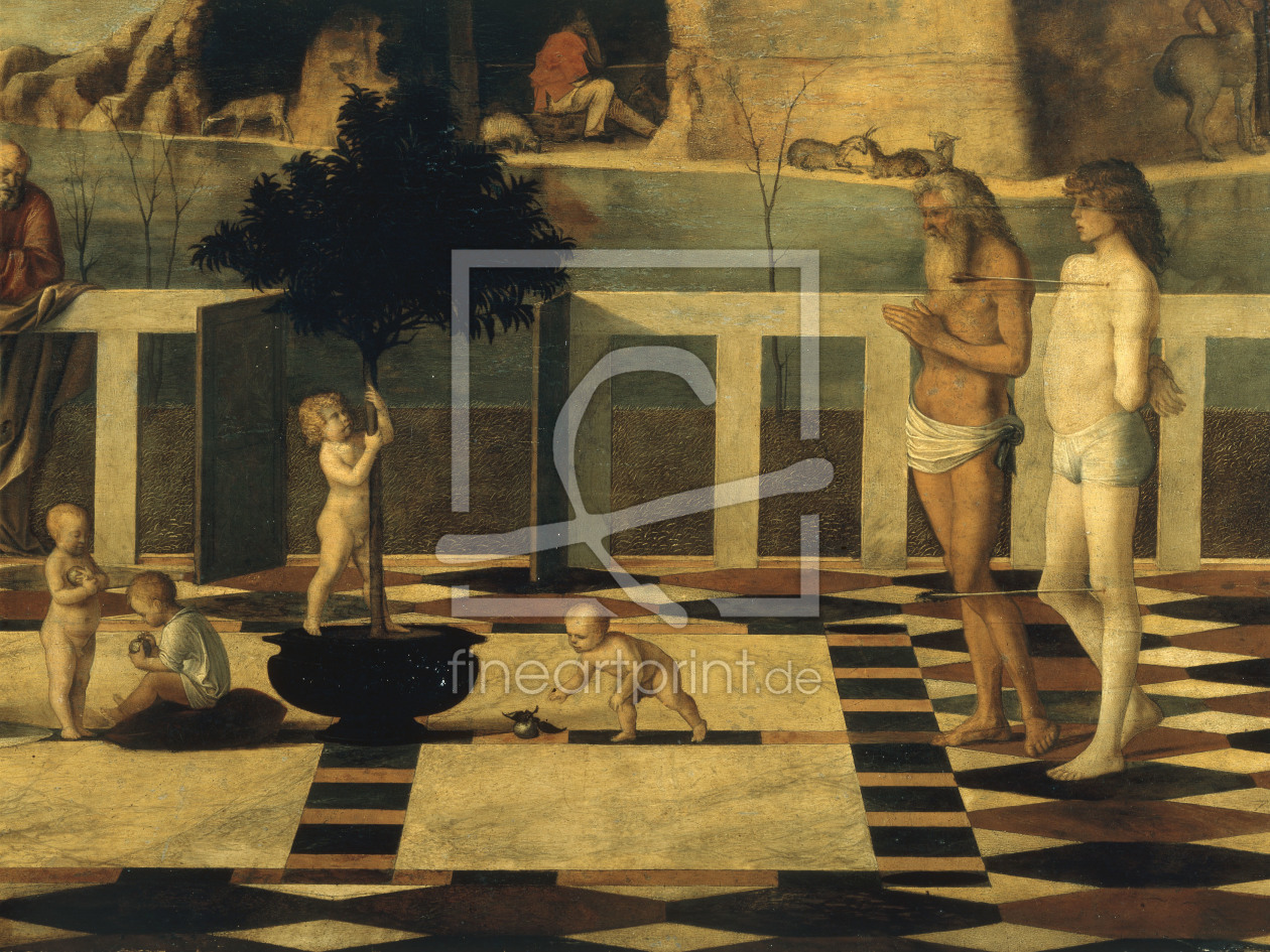 Bild-Nr.: 30001364 G.Bellini, Religious Allegory, Section erstellt von Bellini, Giovanni