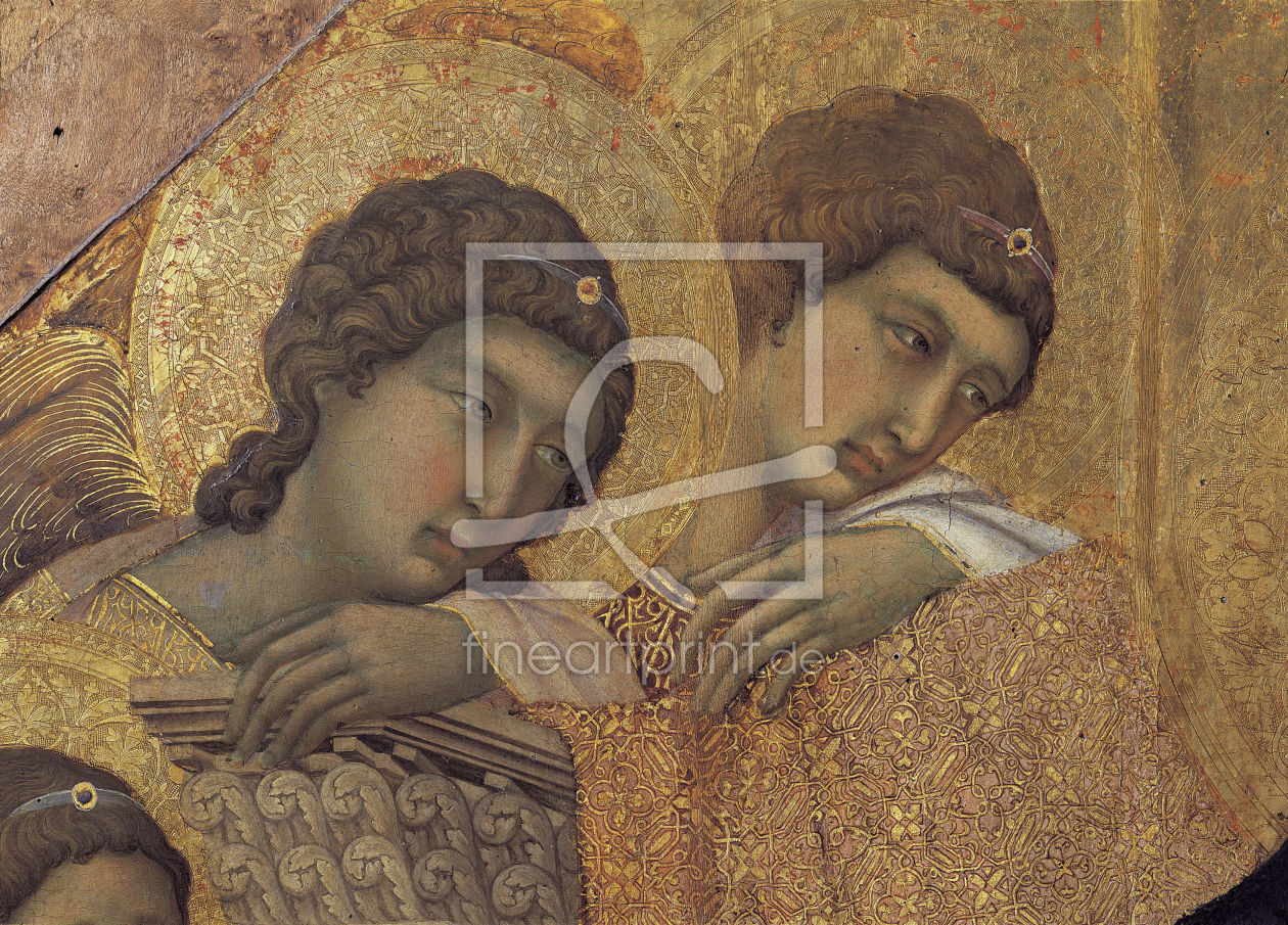 Bild-Nr.: 30001390 Duccio / Maestà, Angels / Paint./ 1308 erstellt von Duccio (di Buoninsegna)