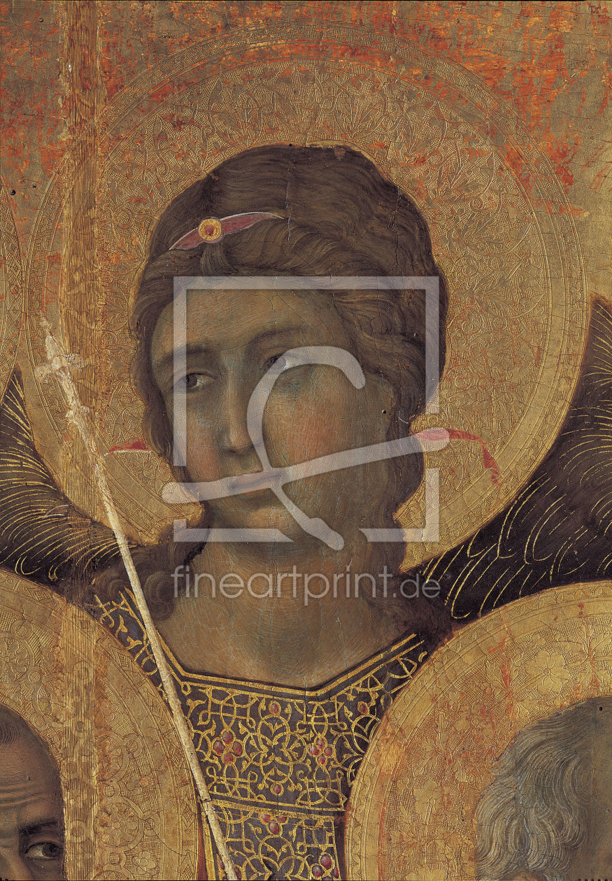 Bild-Nr.: 30001392 Duccio / Maestà, Angel / Paint./ 1308 erstellt von Duccio (di Buoninsegna)