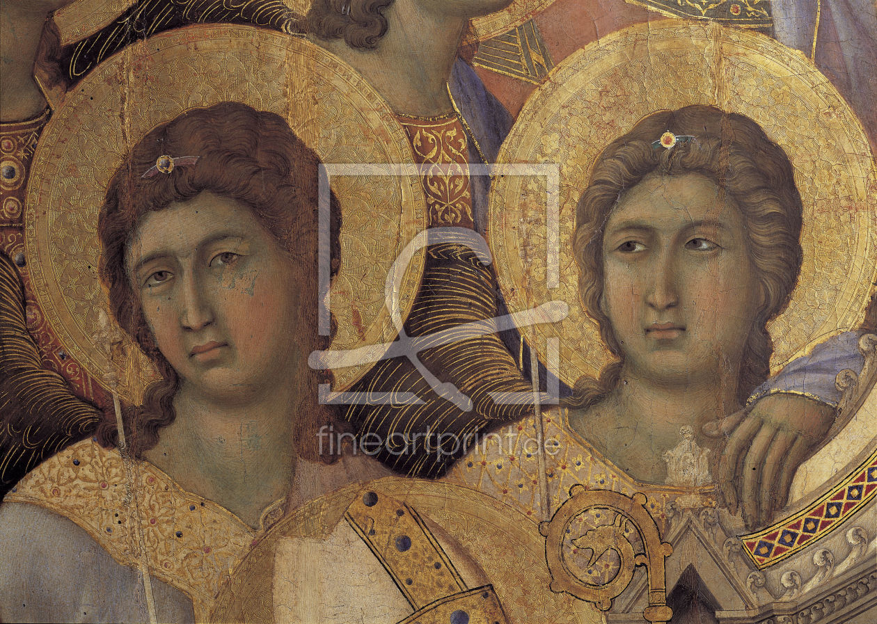 Bild-Nr.: 30001394 Duccio / Maestà, Angels / Paint./ 1308 erstellt von Duccio (di Buoninsegna)