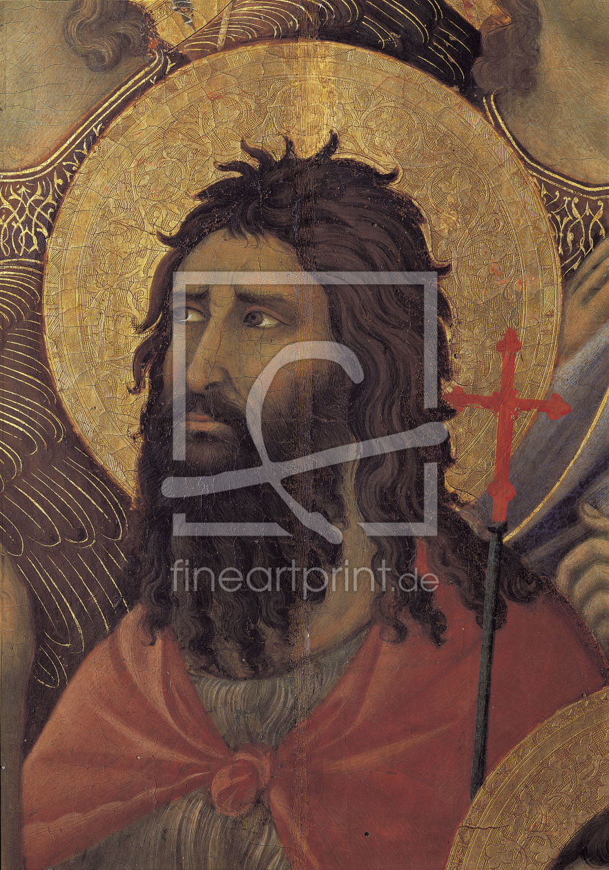 Bild-Nr.: 30001406 Duccio /Maestà, John The Baptist/ Paint. erstellt von Duccio (di Buoninsegna)