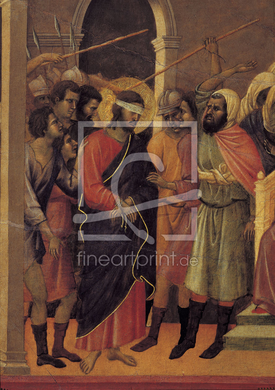Bild-Nr.: 30001416 Duccio / First Flagellation, Detail erstellt von Duccio (di Buoninsegna)