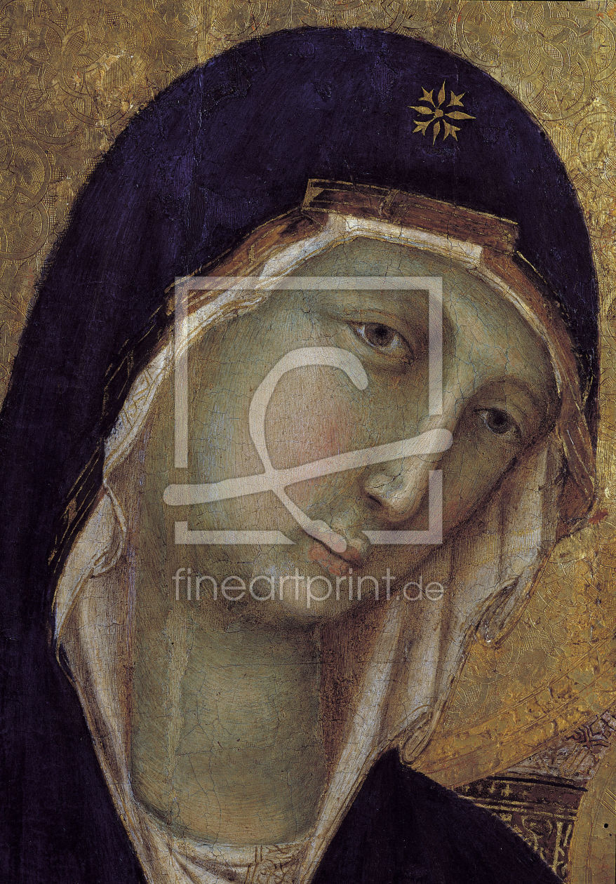 Bild-Nr.: 30001444 Duccio / Maestà / Head of Mary / 1808 erstellt von Duccio (di Buoninsegna)