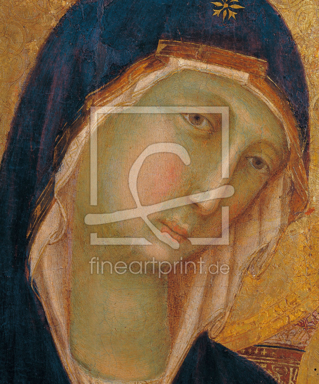 Bild-Nr.: 30001446 Duccio / Maestà / Head of Mary / 1808 erstellt von Duccio (di Buoninsegna)