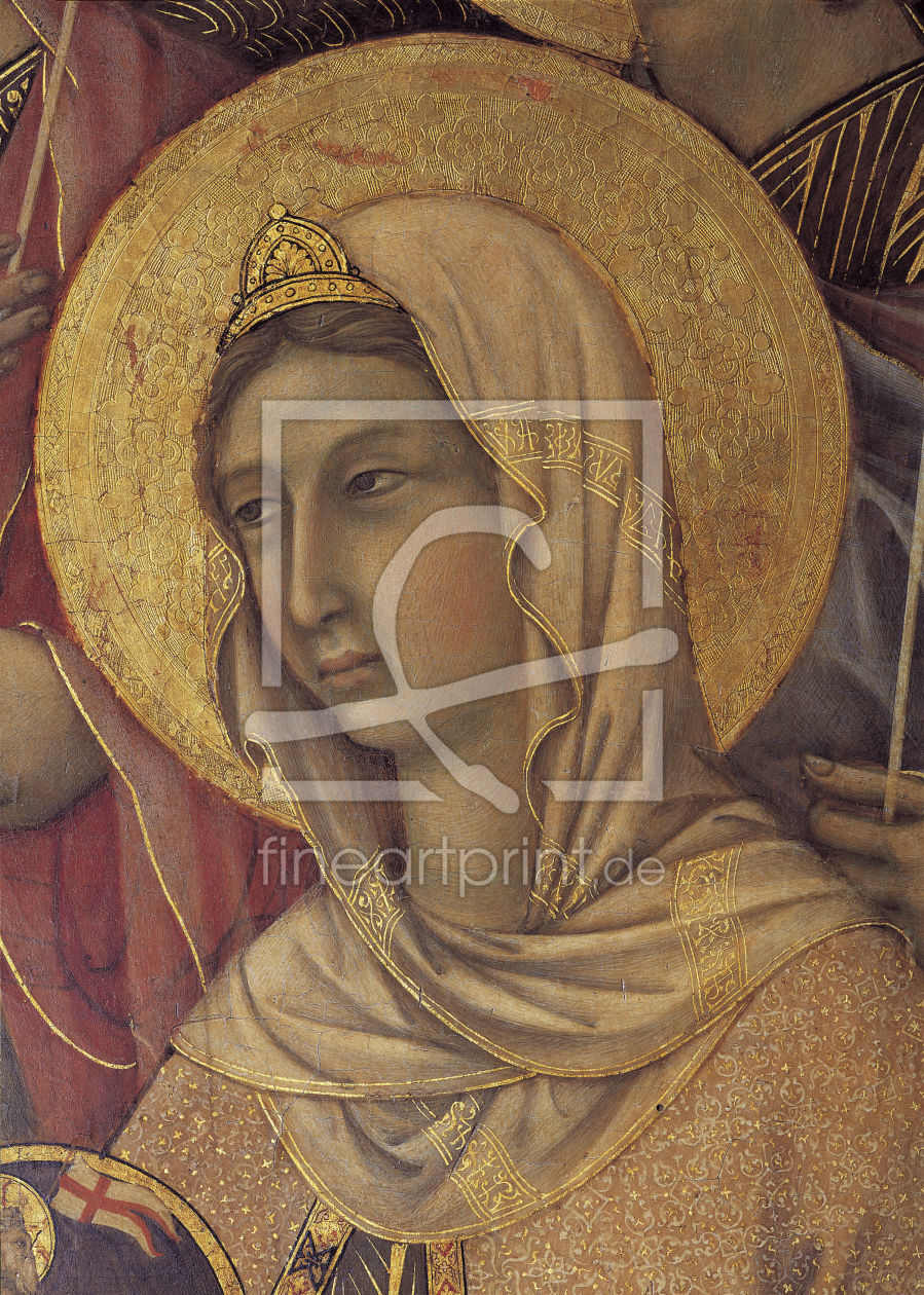 Bild-Nr.: 30001454 Duccio / Maestà, St.Agnes / Paint./ C14 erstellt von Duccio (di Buoninsegna)