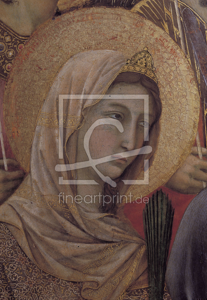 Bild-Nr.: 30001458 Duccio, Maestà, St.Catherine of Alex. erstellt von Duccio (di Buoninsegna)