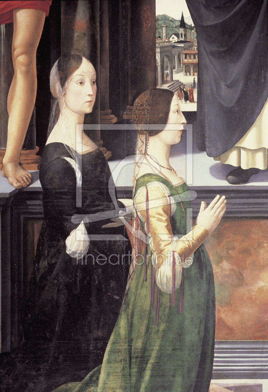 Bild-Nr.: 30001476 D.Ghirlandaio / Altar Rimini, Two Women erstellt von Ghirlandaio Domenico (Domenico Tommaso Bigordi)