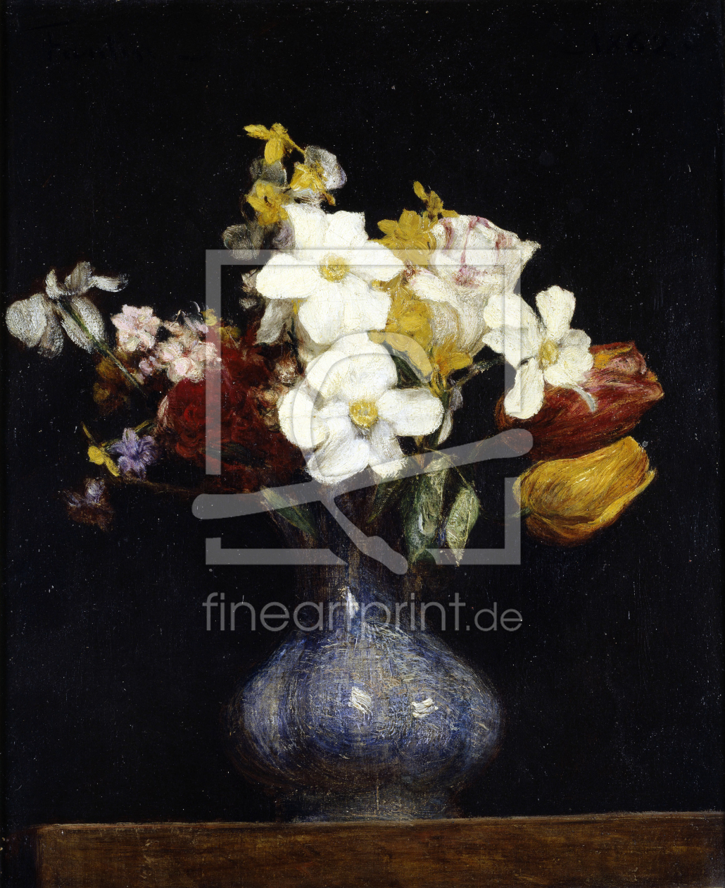 Bild-Nr.: 30001502 H.Fantin-Latour / Daffodils and tulips erstellt von Fantin-Latour, Henri