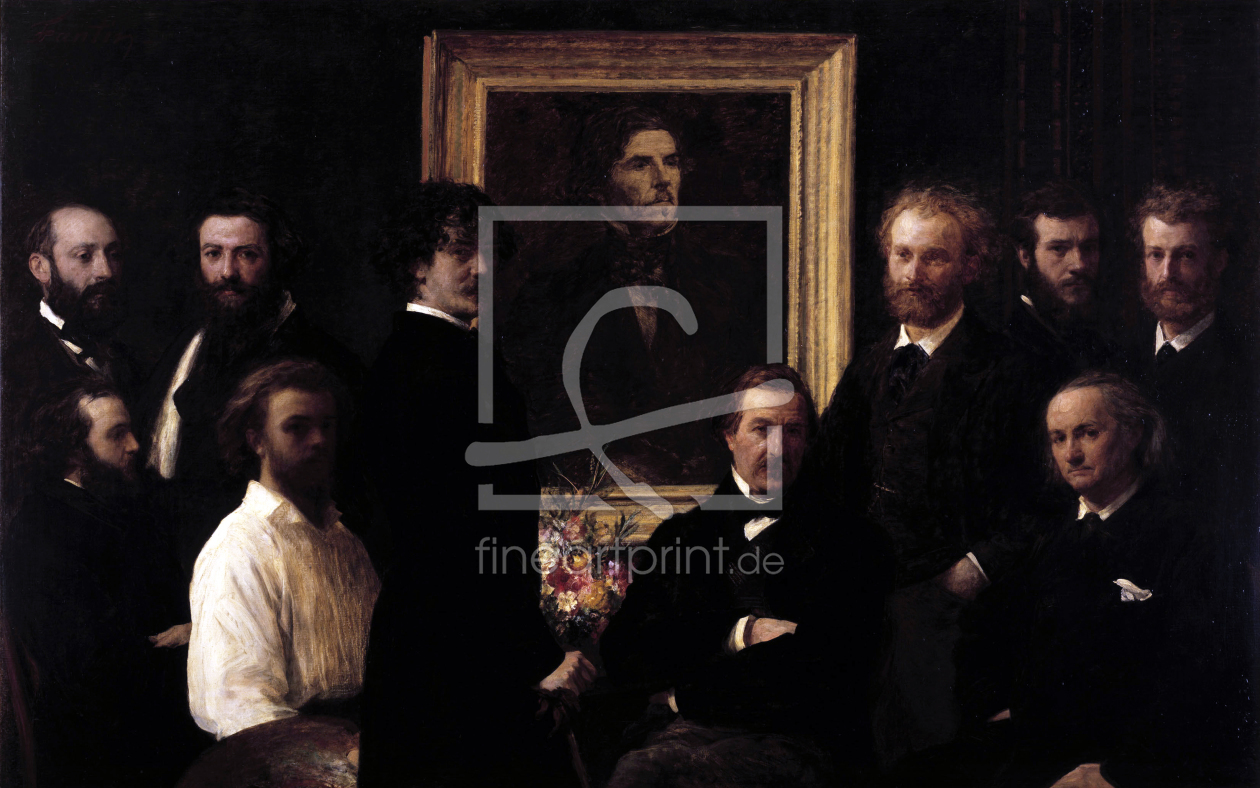 Bild-Nr.: 30001508 H.Fantin-Latour, Hommage à Delacroix erstellt von Fantin-Latour, Henri