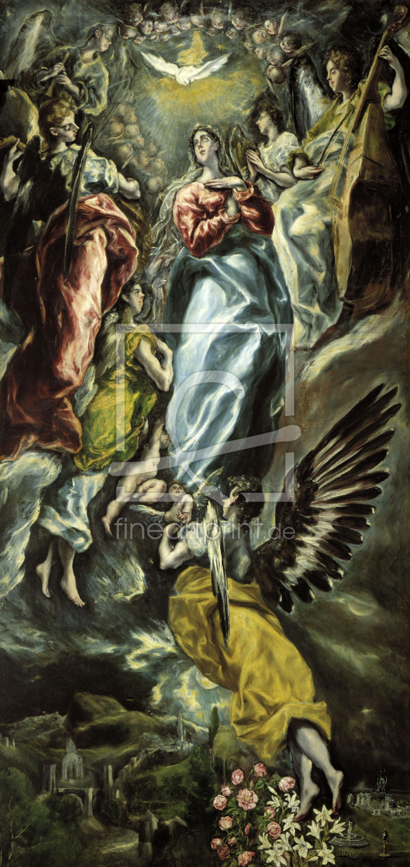 Bild-Nr.: 30001528 Maria Immakulata / El Greco / c.1607/13 erstellt von Greco, El (Domenikos Theotokopoulos)