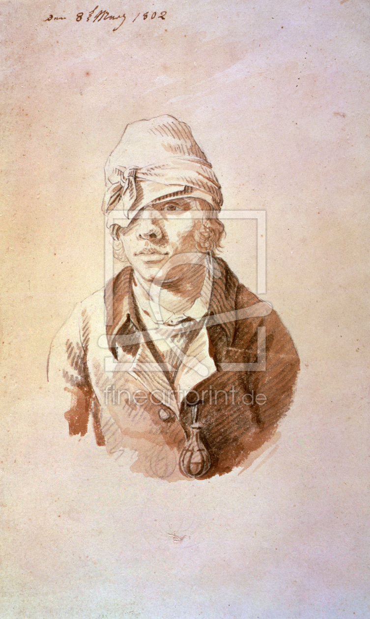 Bild-Nr.: 30001552 Friedrich / Self-portrait with cap /1802 erstellt von Friedrich, Caspar David