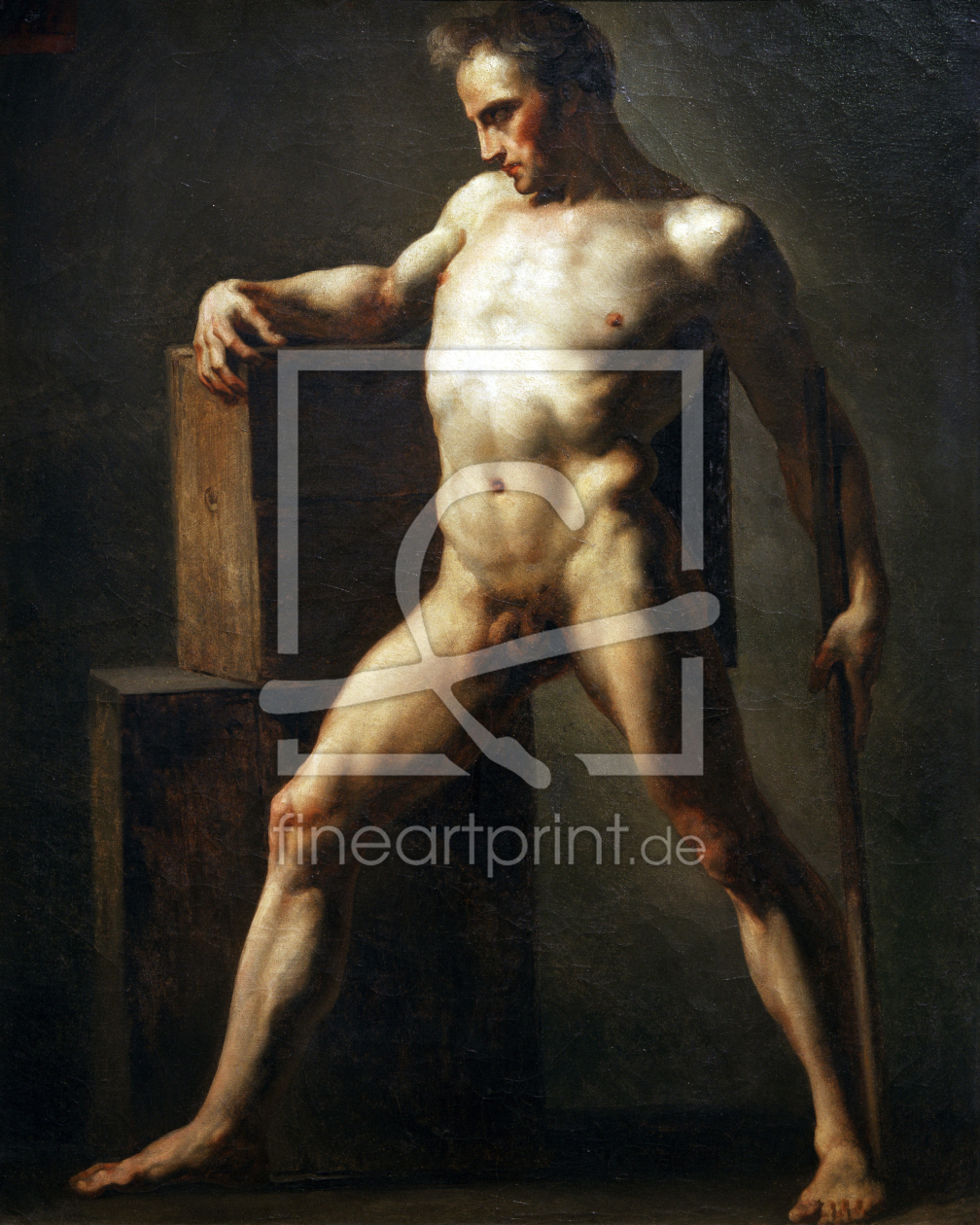 Bild-Nr.: 30001658 Th.Géricault / Nude study of a man erstellt von Géricault, Théodore