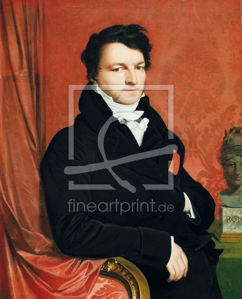 Bild-Nr.: 30001696 J. Marquet de.. Norvins / Ptg.by Ingres erstellt von Ingres, Jean-Auguste-Dominique