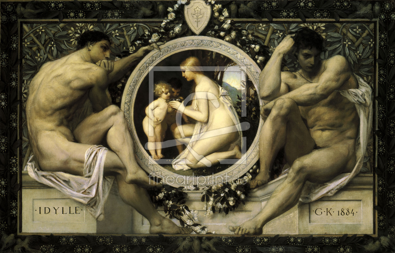 Bild-Nr.: 30001756 G.Klimt / Idyll / 1884 Bild-Nr.: 30001756 G.Klimt / Idyll / 1884 erstellt von Klimt, Gustav