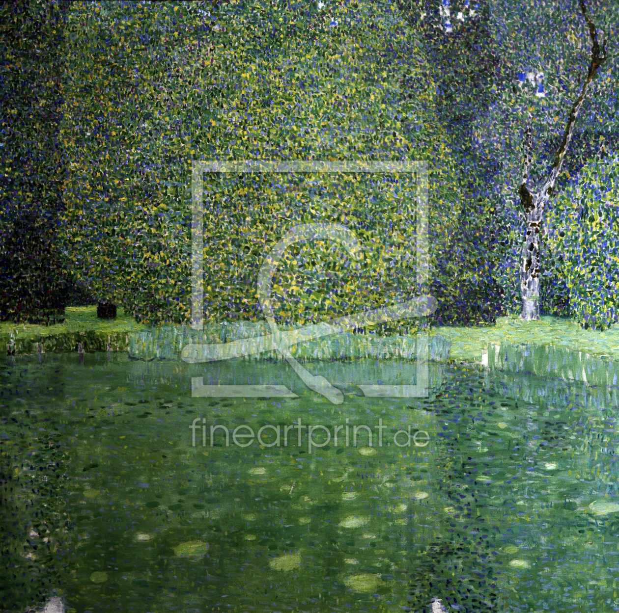 Bild-Nr.: 30001772 Gustav Klimt, Schlossteich in Kammer erstellt von Klimt, Gustav