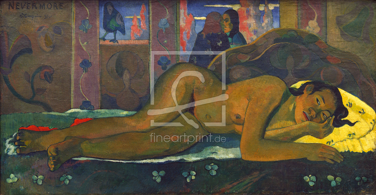 Bild-Nr.: 30001784 Gauguin / Nevermore / 1897 erstellt von Gauguin, Paul