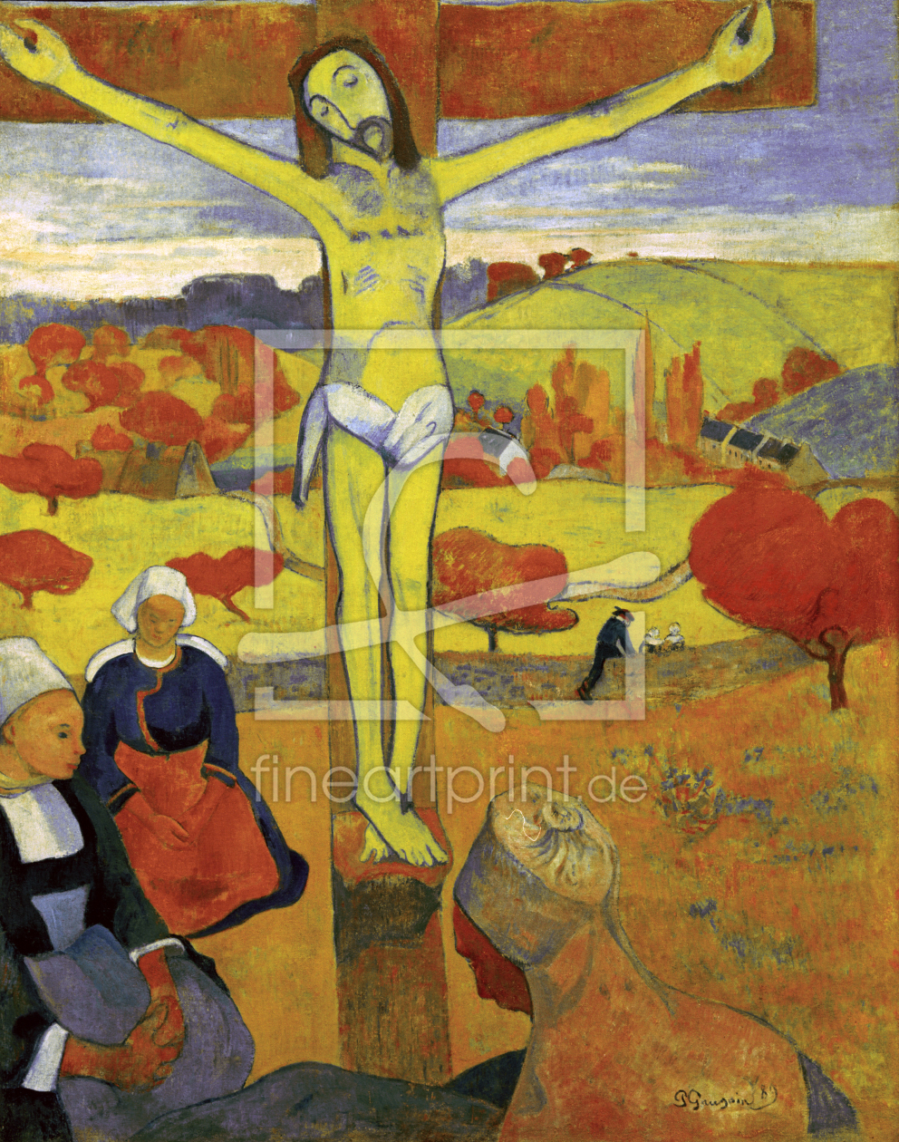 Bild-Nr.: 30001786 Paul Gauguin, Der gelbe Christus erstellt von Gauguin, Paul