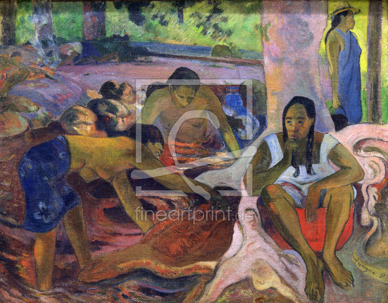 Bild-Nr.: 30001802 P.Gauguin, Tahitianische Fischerinnen erstellt von Gauguin, Paul